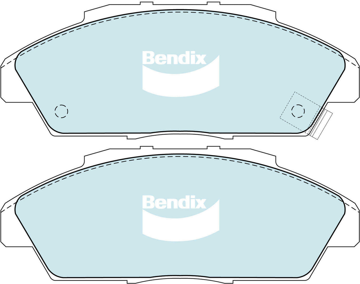 Bendix DB1172 General CT Disc Pad Set
