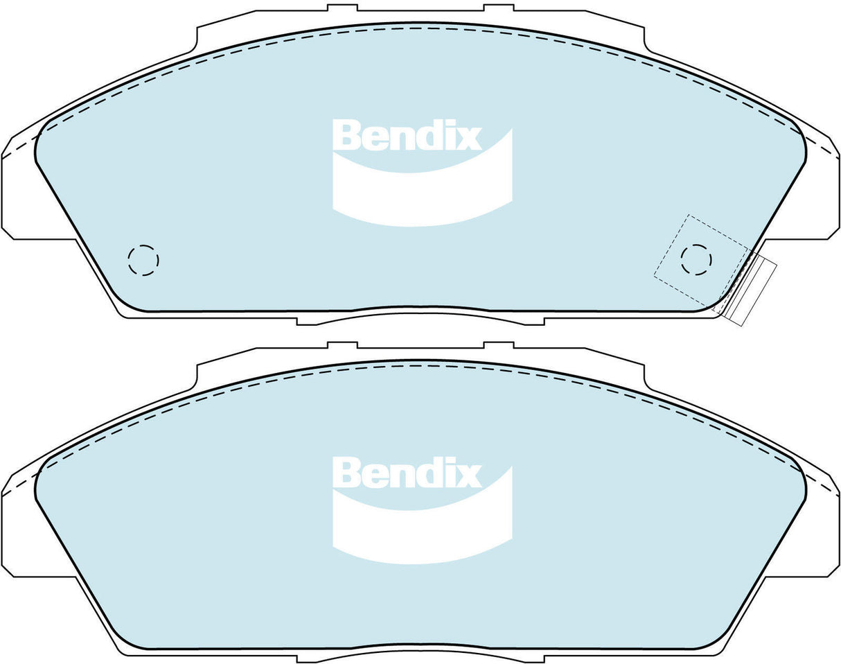 Bendix DB1172 General CT Disc Pad Set