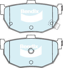 Brake Pads General CT Rear Bendix DB1180GCT for Daihatsu Applause A101 Hatchback (A101) 1.6LTP HD E