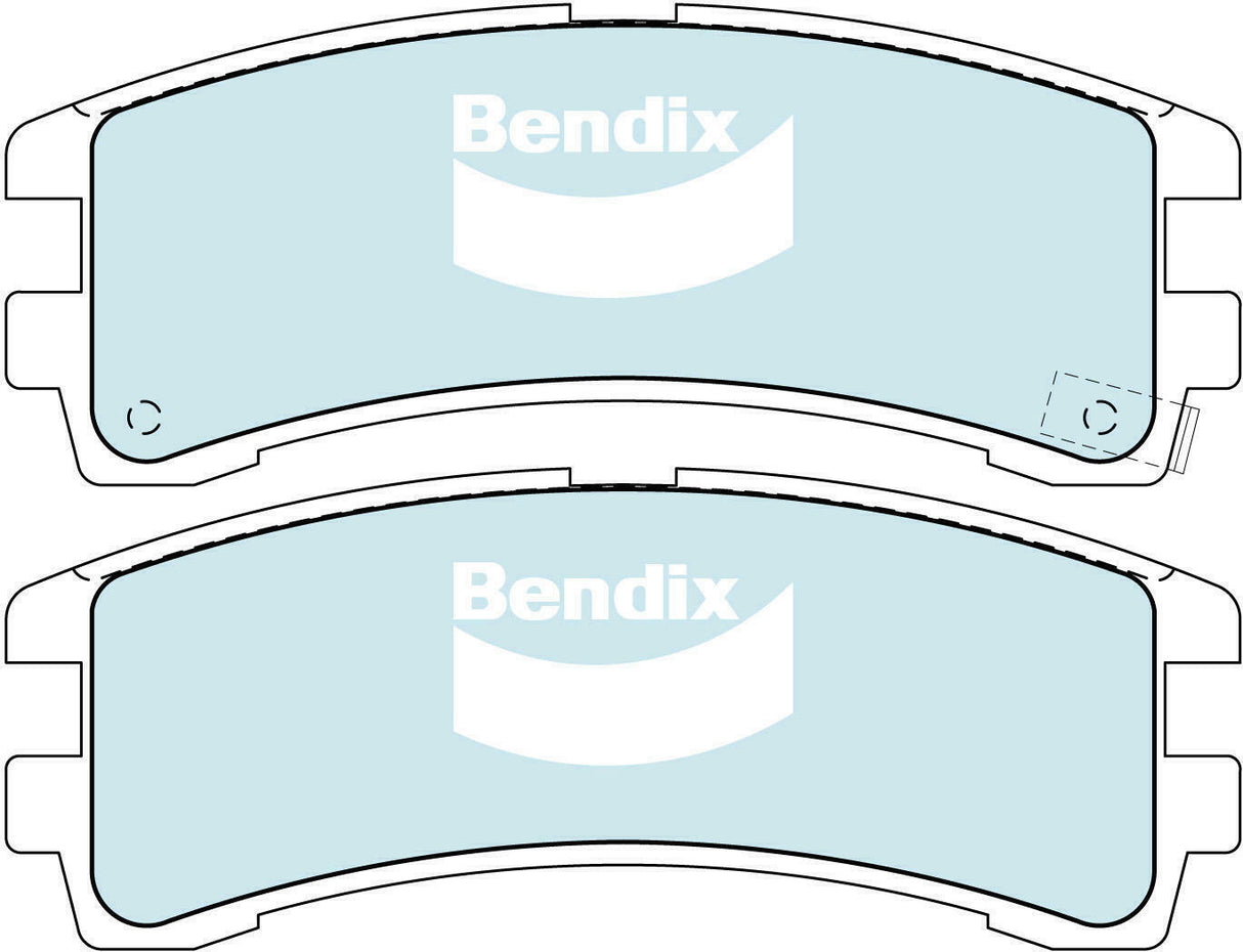 Bendix DB1175 4WD Disc Pad Set