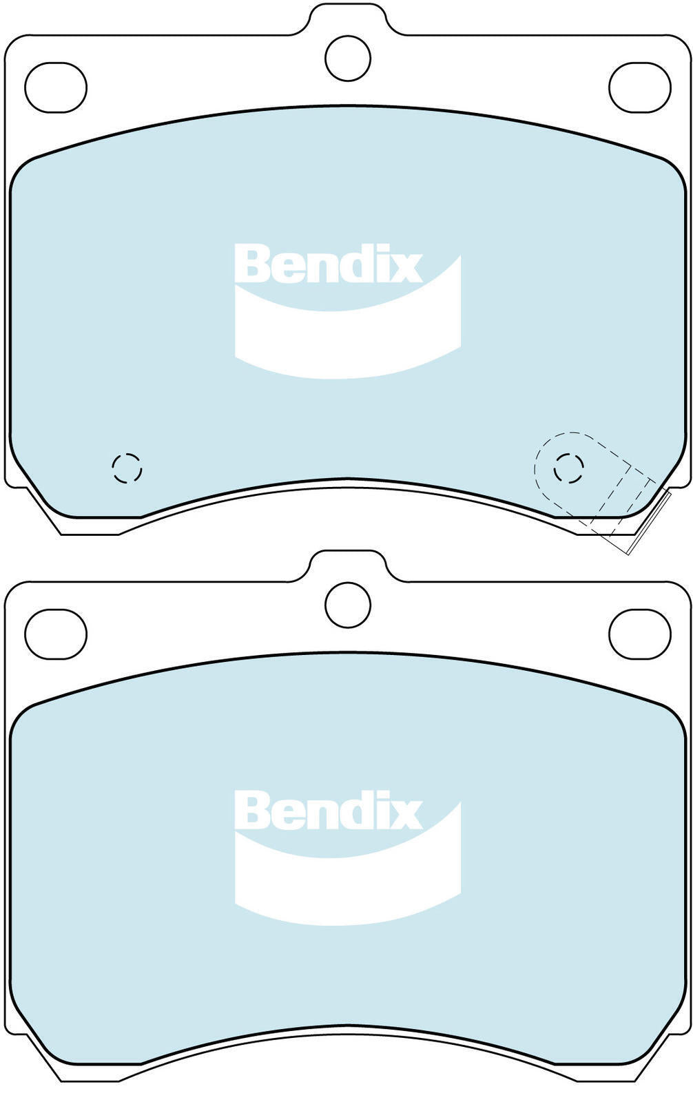 Bendix DB1177 General CT Disc Pad Set