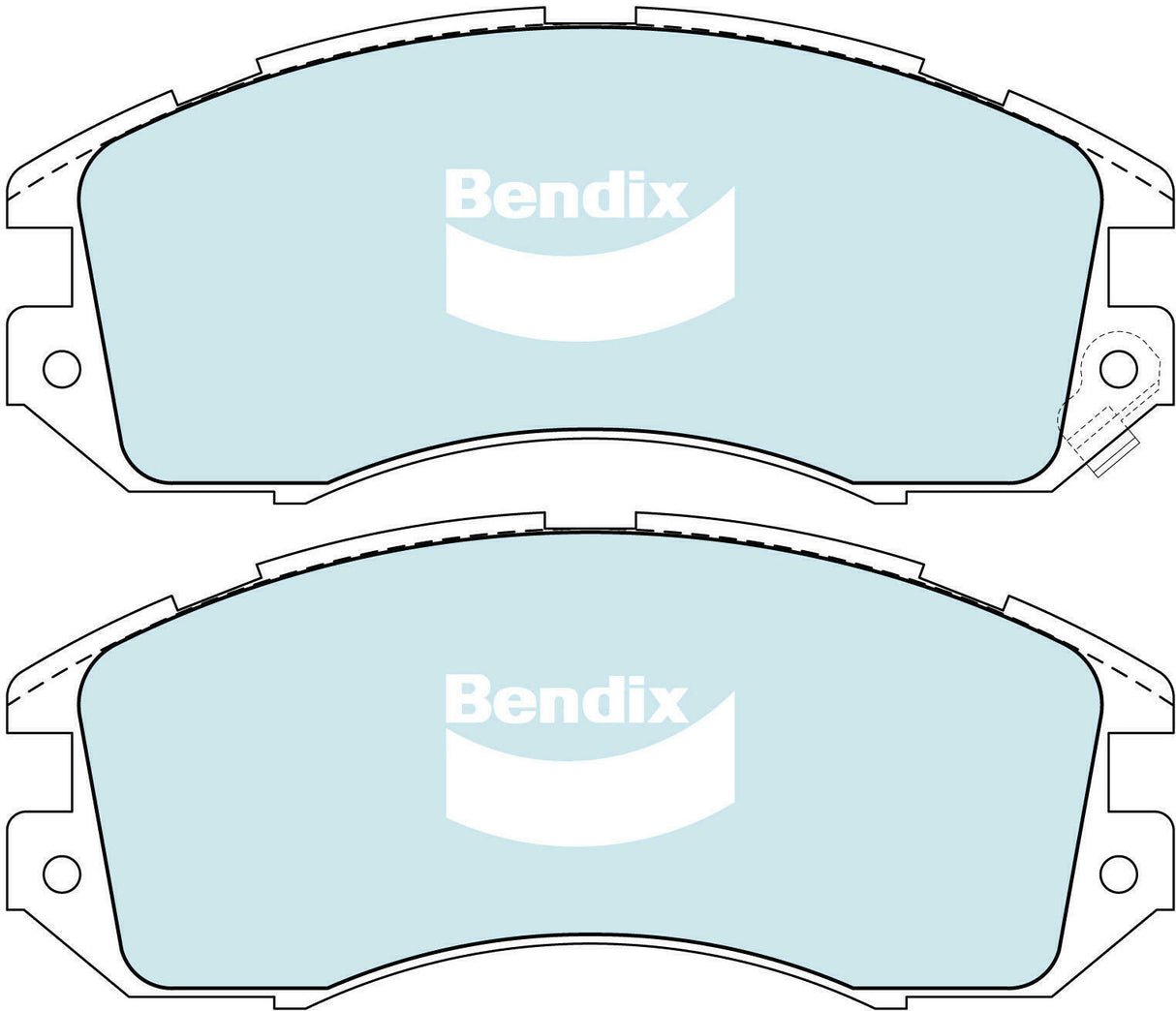 Bendix DB1185 General CT Disc Pad Set