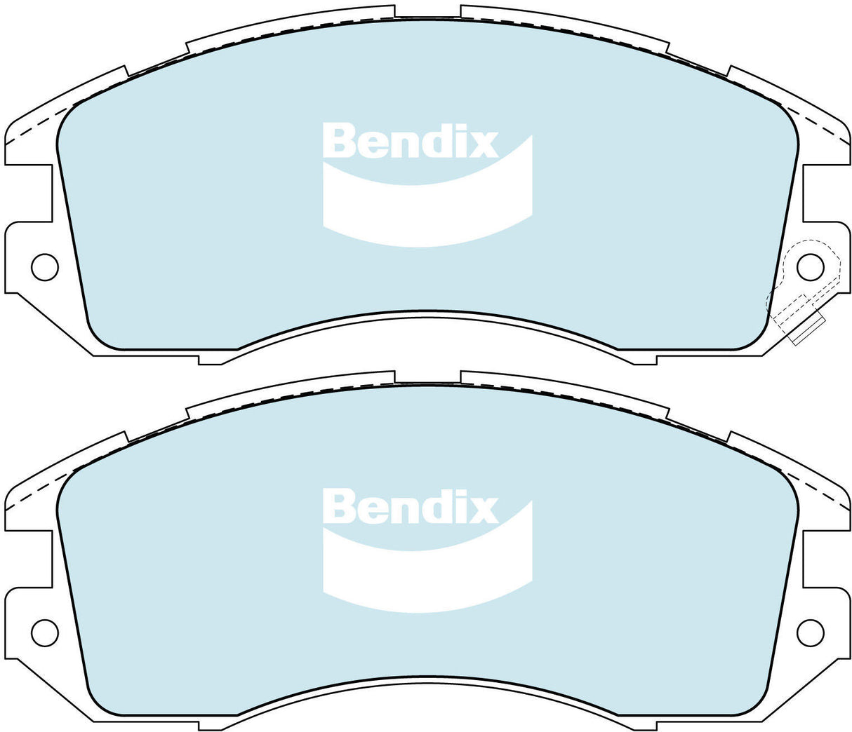 Bendix DB1185 Heavy Duty Disc Pad Set