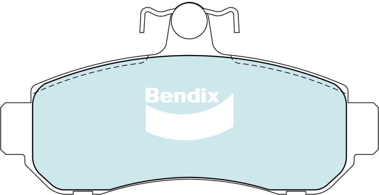 Brake Pads General CT Front Bendix DB1203GCT for Mitsubishi Magna TJ Sedan 3.5 Series II Sports VR-X 3.5LTP 6G74