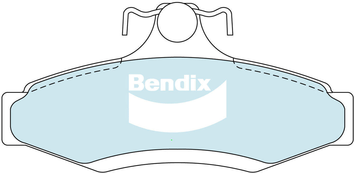 Brake Pads General CT Front Bendix DB1204GCT for Mitsubishi Magna TJ Wagon 3.5 i Sports VR-X 3.5LTP 6G74