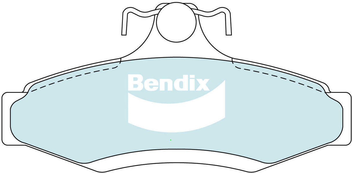 Brake Pads General CT Front Bendix DB1204GCT for Mitsubishi Magna TJ Sedan 3.5 i Series II Ralliart 3.5LTP 6G74