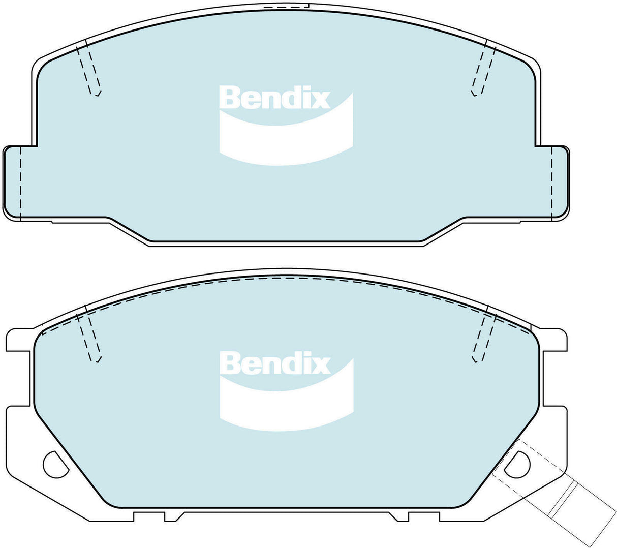Bendix DB1208 General CT Disc Pad Set