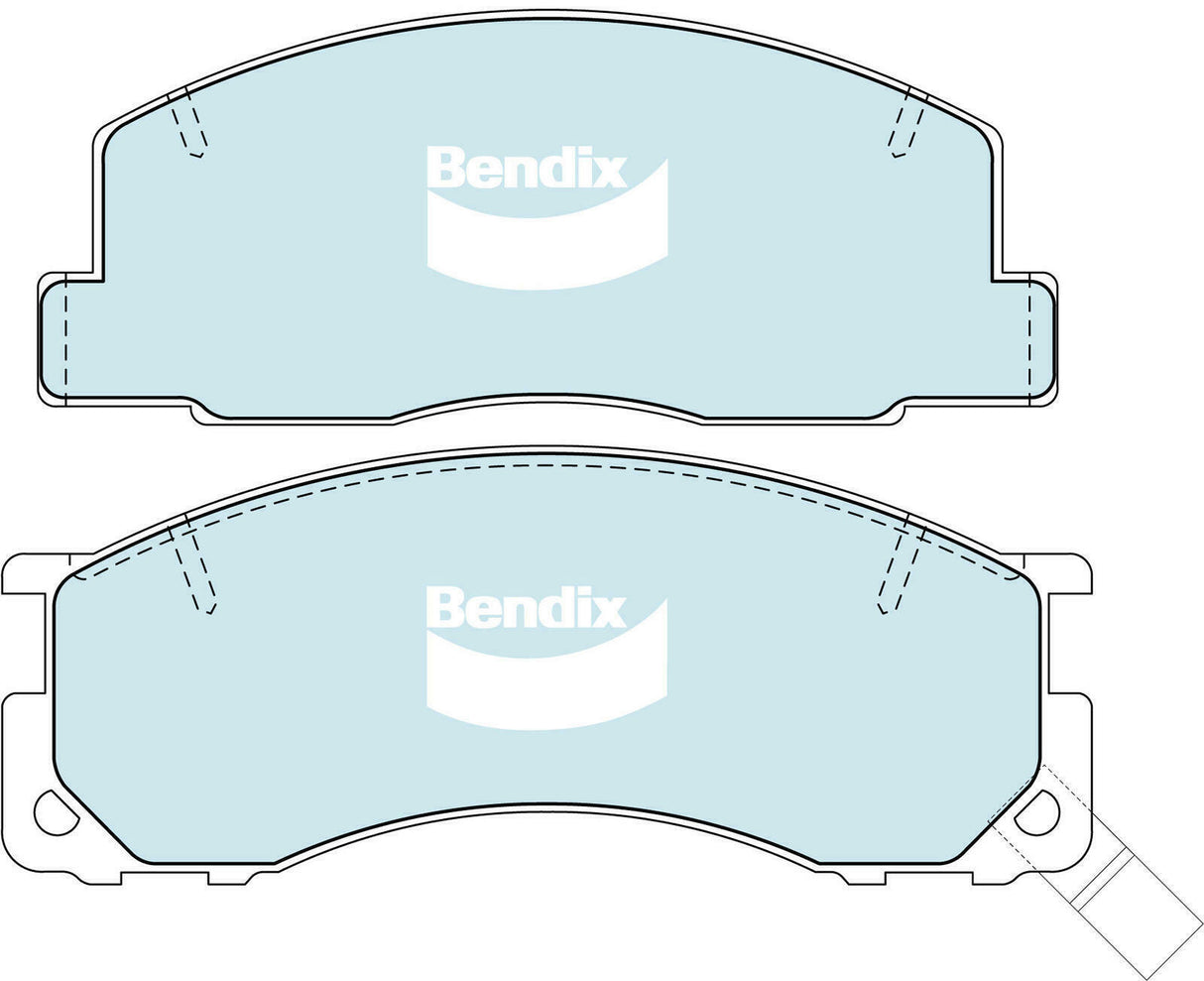 Bendix DB1215 Heavy Duty Disc Pad Set