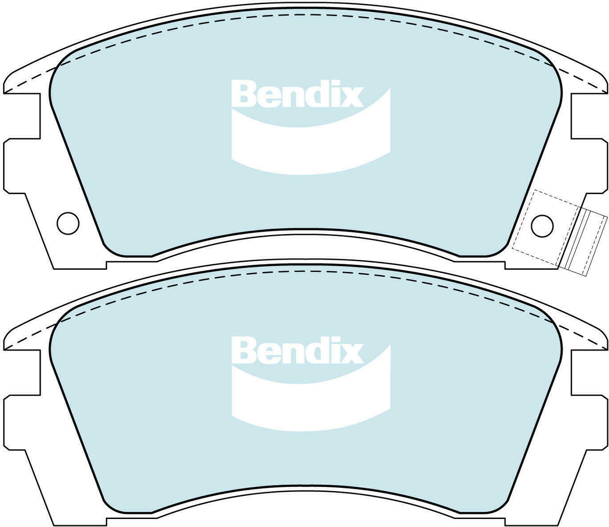 Bendix DB1216 General CT Disc Pad Set