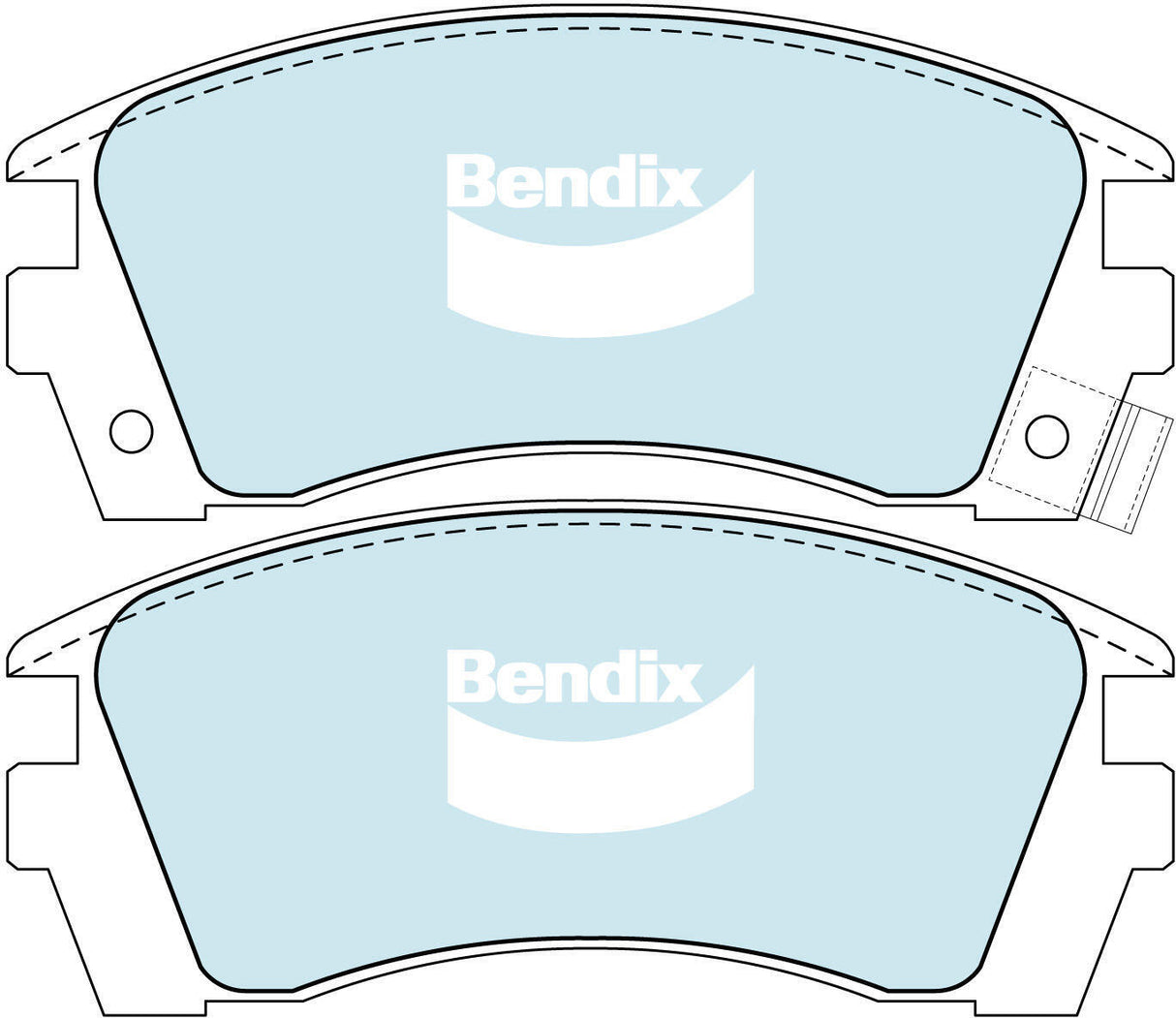 Bendix DB1216 General CT Disc Pad Set