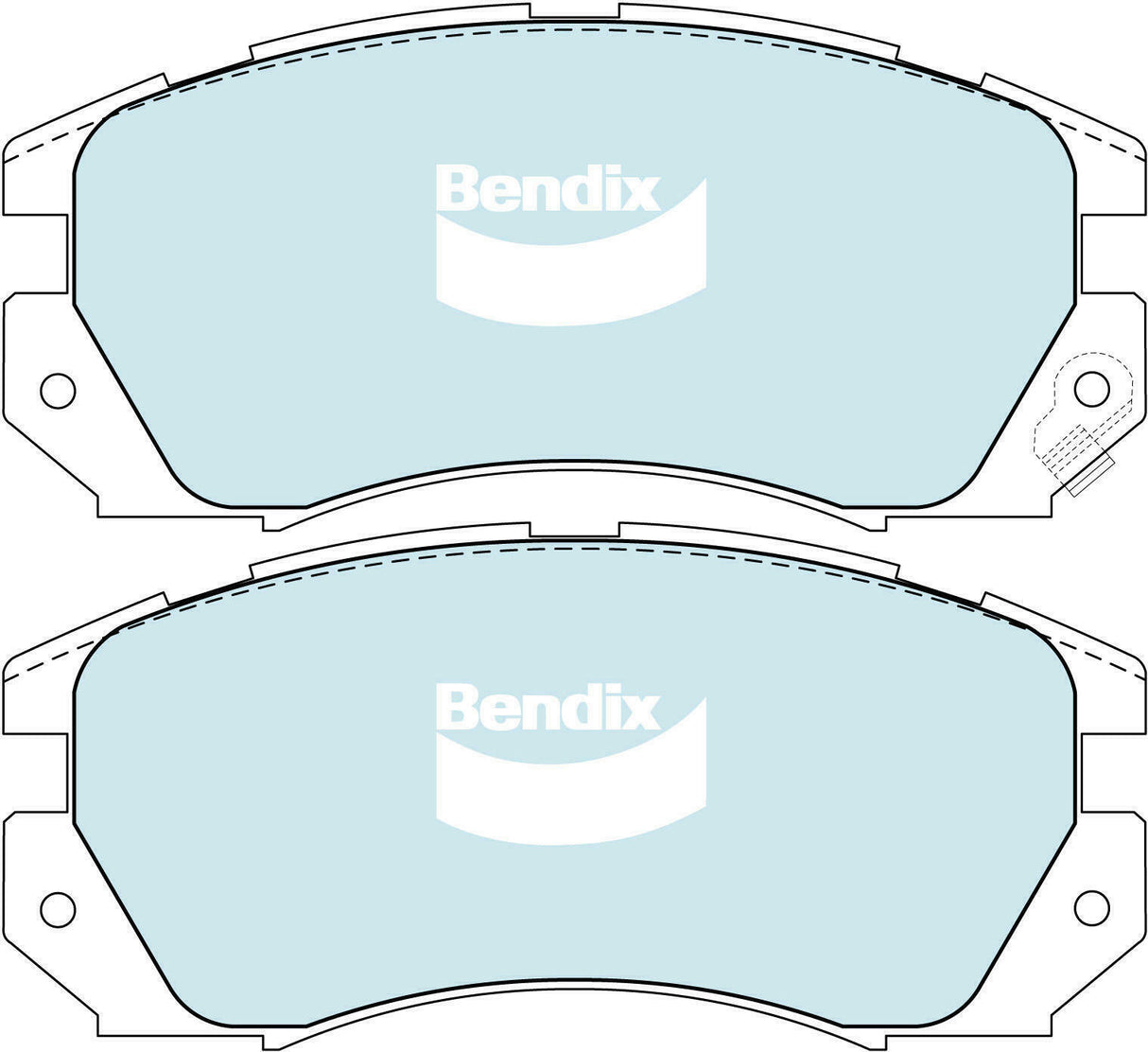 Bendix DB1219 General CT Disc Pad Set