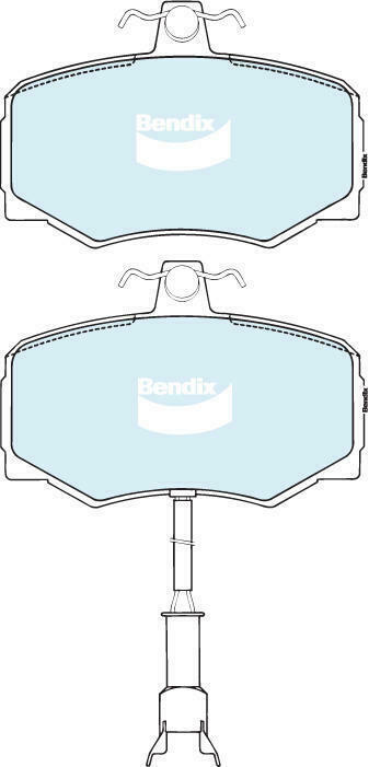 Bendix DB1225 General CT Disc Pad Set