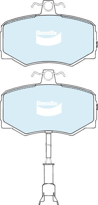 Bendix DB1225 General CT Disc Pad Set