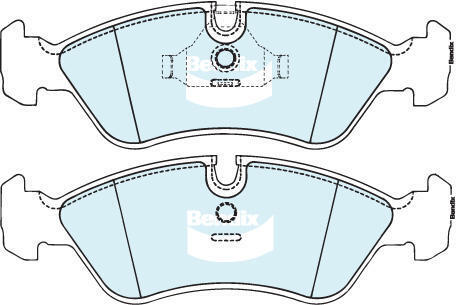 Bendix DB1228 Heavy Duty Disc Pad Set