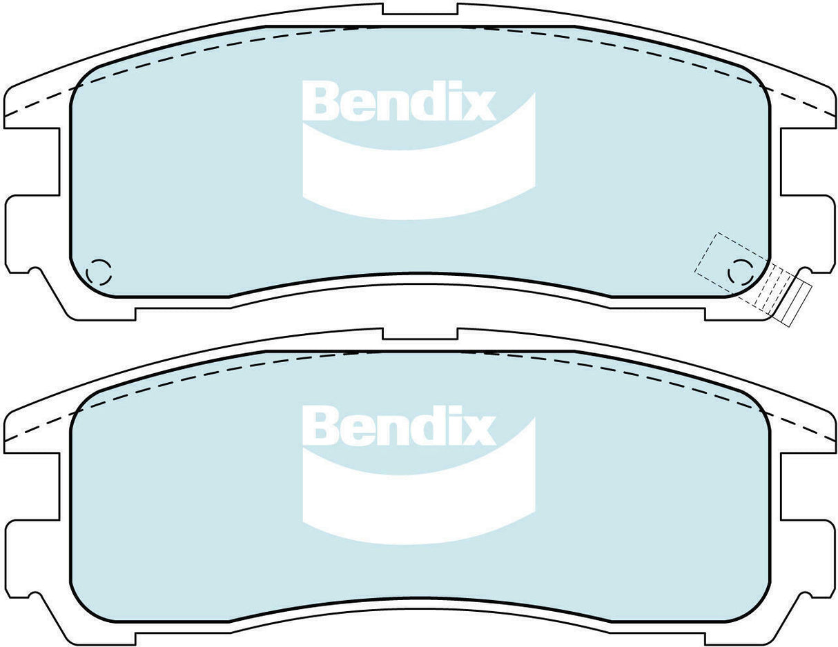 Bendix DB1239 General CT Disc Pad Set