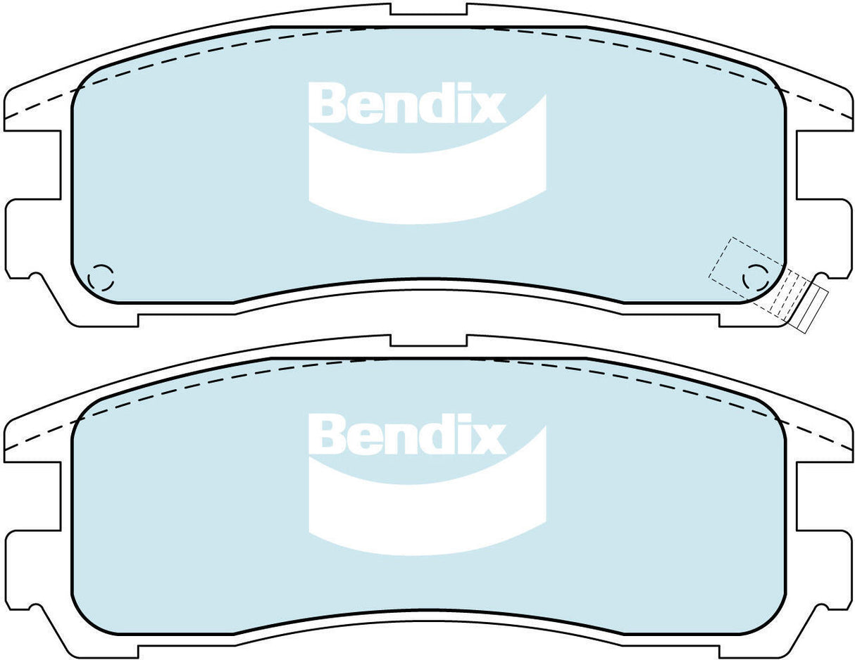 Bendix DB1239 General CT Disc Pad Set