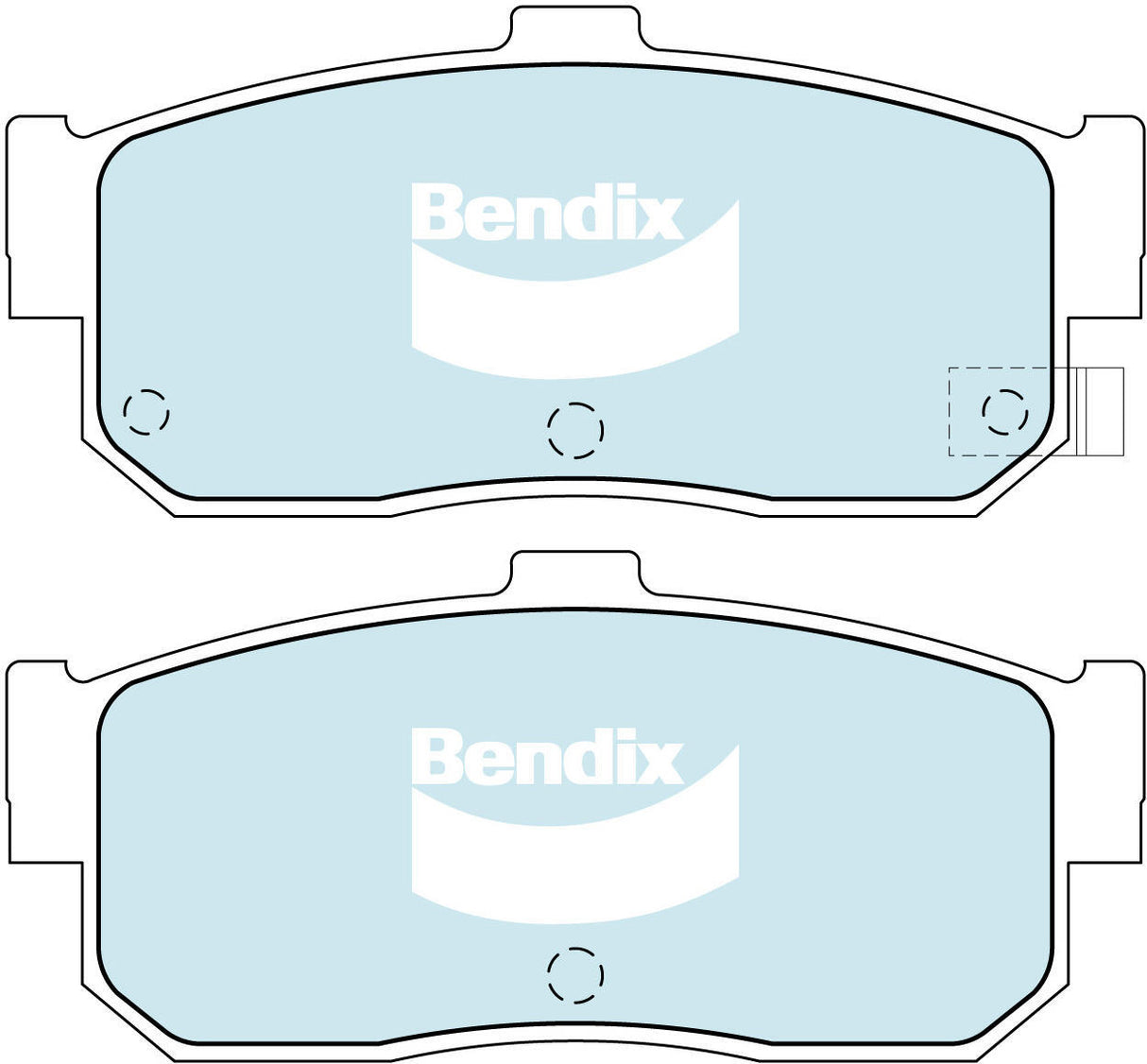 Bendix DB1247 General CT Disc Pad Set