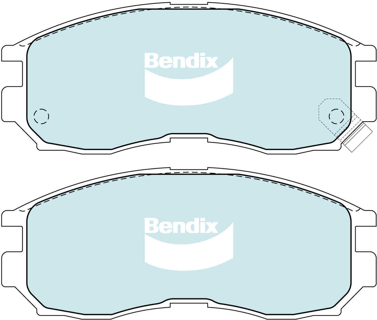 Bendix DB1249 Heavy Duty Disc Pad Set