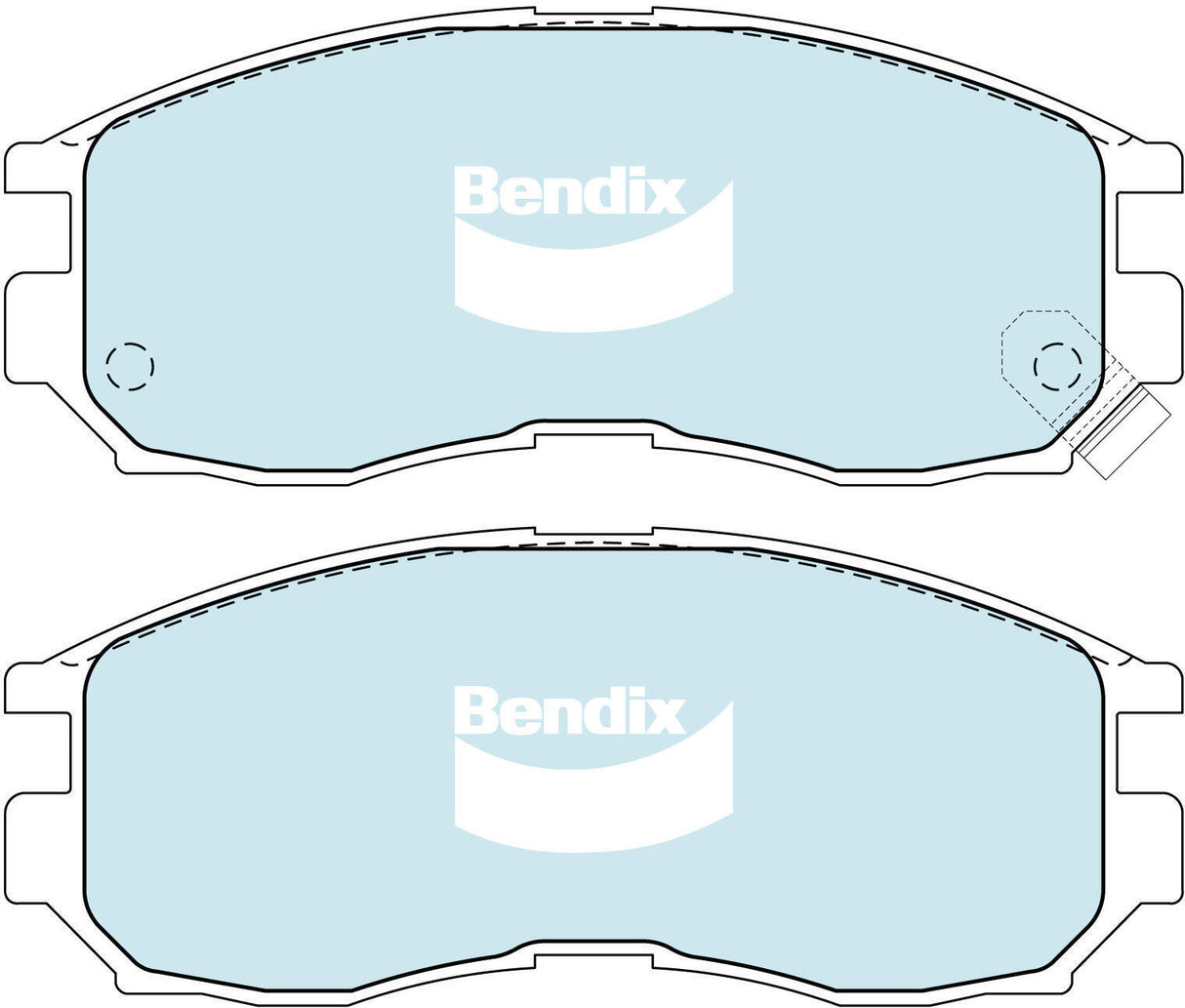 Bendix DB1249 Heavy Duty Disc Pad Set