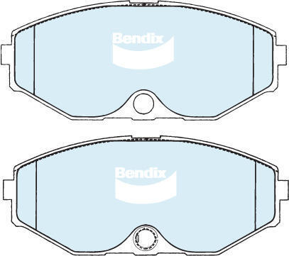 Bendix DB1250 General CT Disc Pad Set