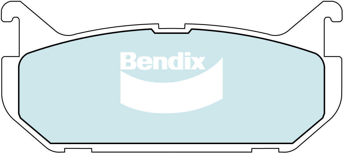 Brake Disc Pad Set Rear Bendix DB1254 GCT For EUNOS FORD Telstar MAZDA 626
