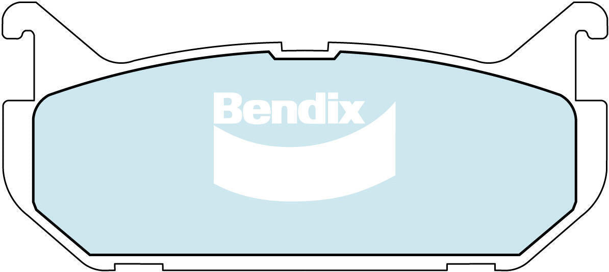 Brake Disc Pad Set Rear Bendix DB1254 GCT For EUNOS FORD Telstar MAZDA 626