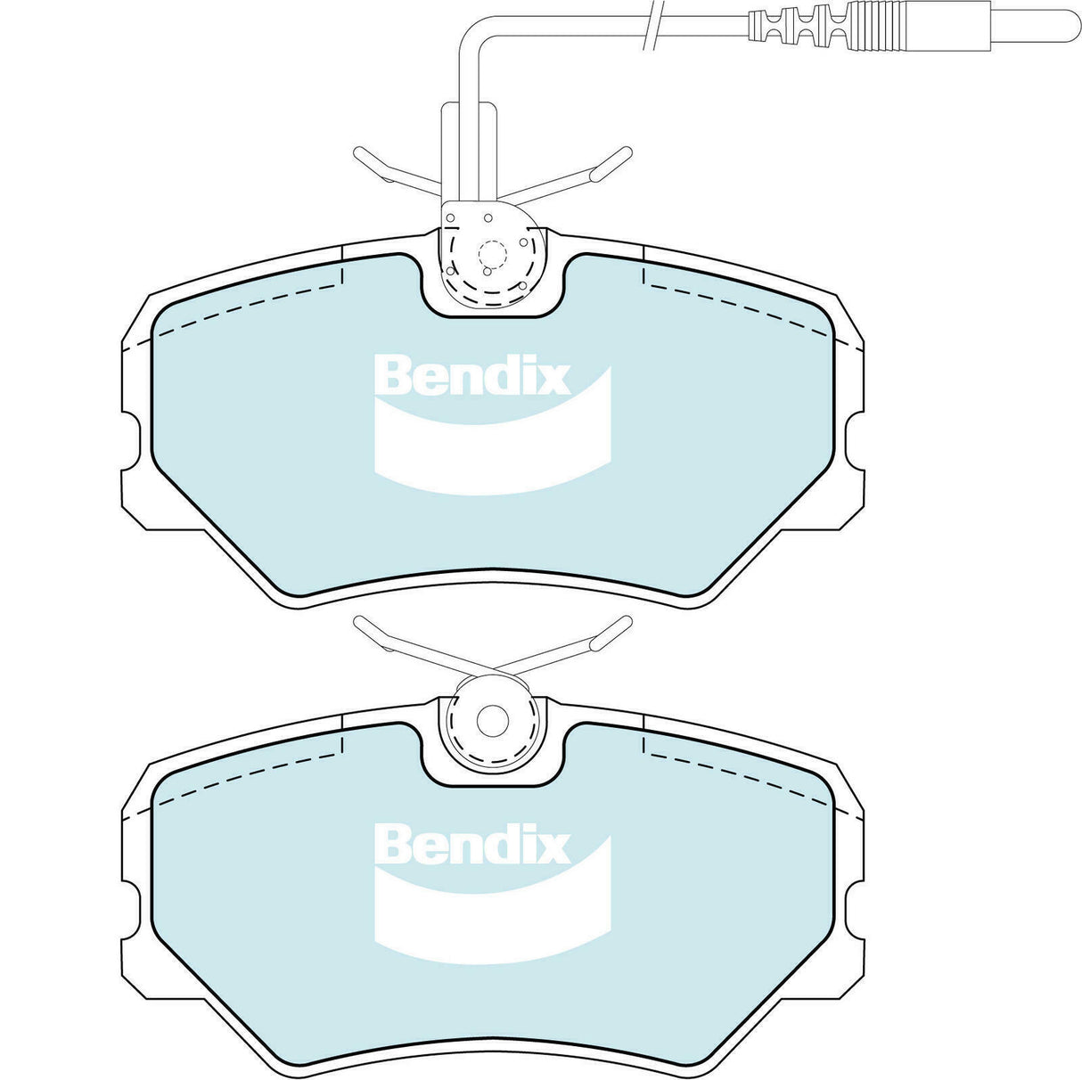 Brake Disc Pad Set Bendix DB1258 GCT