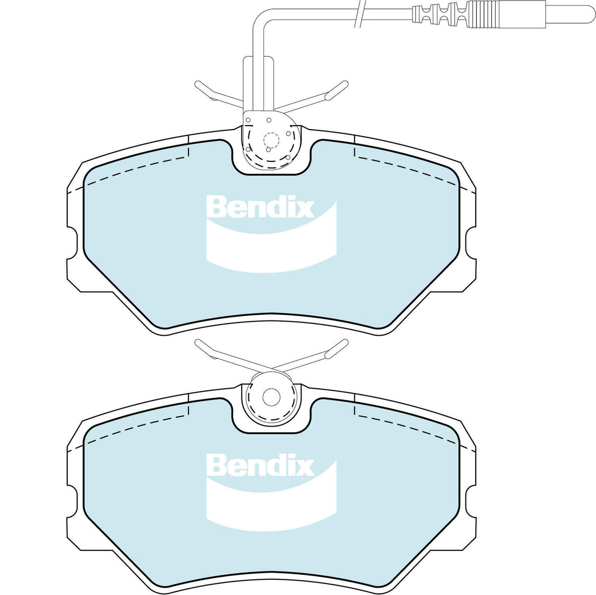 Brake Disc Pad Set Bendix DB1258 GCT