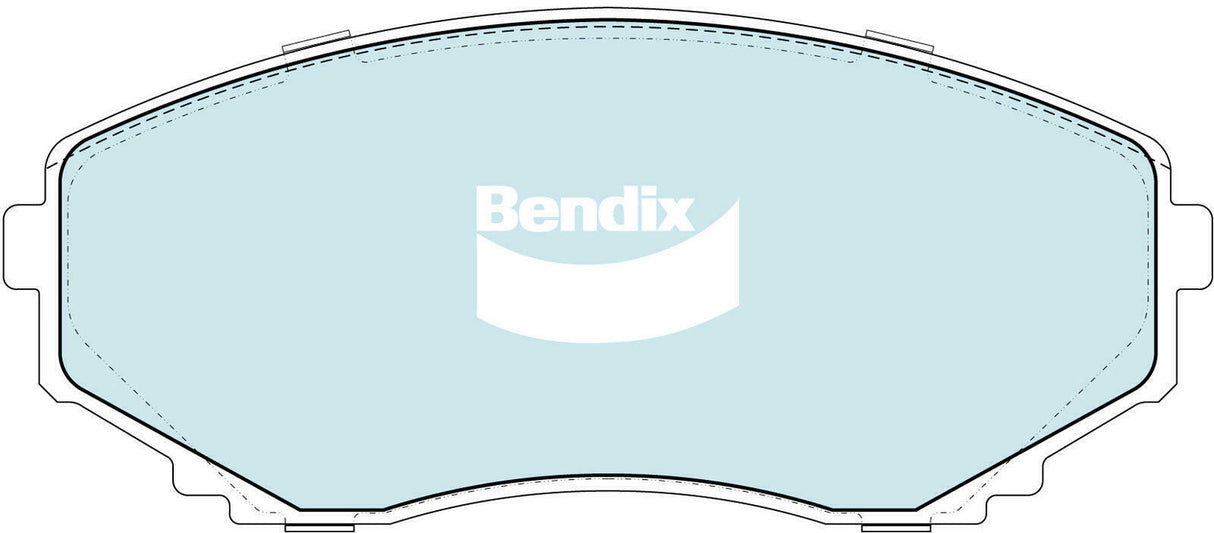 Brake Pads General CT Bendix DB1274GCT for Mazda MPV LW MPV i V6 3.0LTP AJ