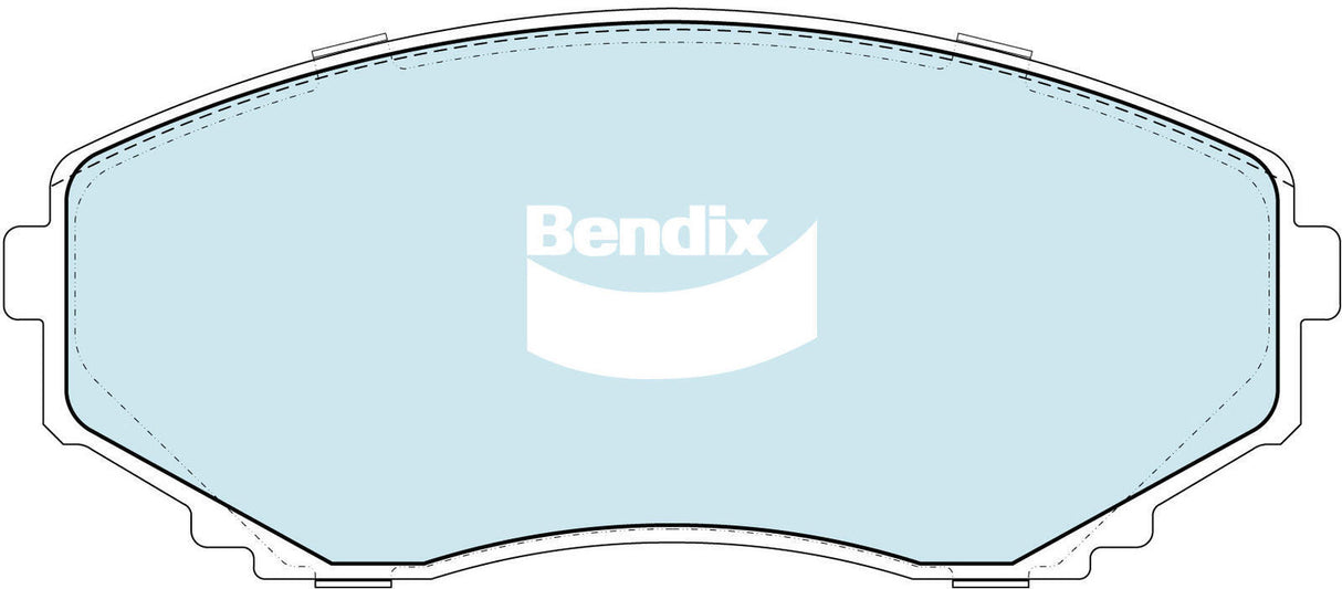 Brake Pads General CT Bendix DB1274GCT for Mazda E-Series SG SK Van E2000 2.0LTP FE (8V)