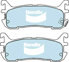 Brake Disc Pad Set Rear Bendix DB1283 GCT For MAZDA MX-5 NA 1.8L