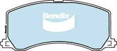 Brake Disc Pad Set Front Bendix DB1304 GCT For SUZUKI BALENO EG 1.6 1.8