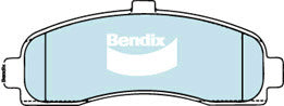 Brake Disc Pad Set Bendix DB1307 GCT For NISSAN MICRA K11 1.3i 16V