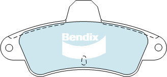 Brake Disc Pad Set Rear Bendix DB1313 GCT For FORD COUGAR MONDEO