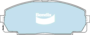 Brake Disc Pad Set Front Bendix DB1328 4WD For Toyota Granvia Hiace SBV Regius