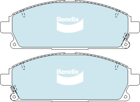 Brake Pads H/Duty Bendix DB1333HD for Nissan X-Trail T30 SUV 4x4 2.5LTP QR25DE