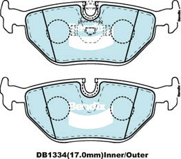 Brake Disc Pad Set Bendix DB1334 Ult For BMW 5 Z3 E39 E36 520i 523i 525i 530i