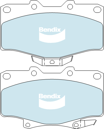 Brake Disc Pad Set Front Front Brake Bendix DB1346 4WD For Toyota 4 Runner Surf