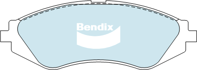 Brake Disc Pad Set Front Bendix DB1347 GCT For DAEWOO HOLDEN CIELO LANOS NUBIRA VIVA