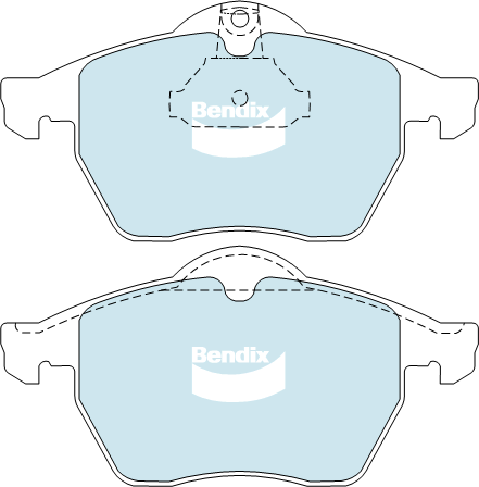 Brake Pads H/Duty Bendix DB1351HD for Volkswagen Passat 3C2 Sedan 118 TSI 1.8LTP T CDAA