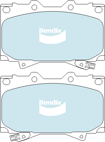 Brake Pads H/Duty Bendix DB1365HD for Lexus LS USF40 Sedan 460 4.6LTP 1UR FSE