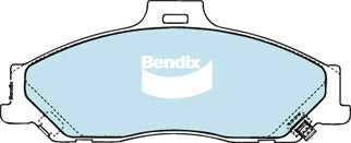 Brake Disc Pad Set Front Bendix DB1366 4WD For FORD MAZDA COURIER RANGER B-SERIE BRAVO