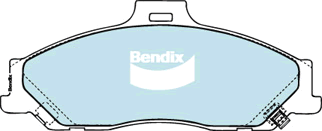 Brake Disc Pad Set Front Bendix DB1366 4WD For FORD MAZDA COURIER RANGER B-SERIE BRAVO