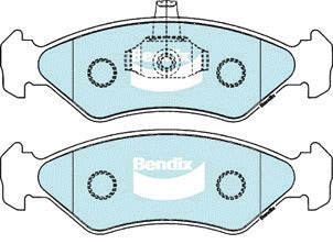 Brake Disc Pad Set Bendix DB1373 GCT For FORD MAZDA KA 121 METRO