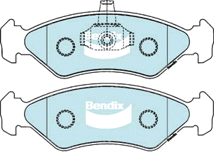 Brake Disc Pad Set Bendix DB1373 GCT For FORD MAZDA KA 121 METRO