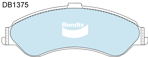 Brake Pads H/Duty Bendix DB1375HD for Ford Falcon AU Sedan 5.0 i V8 XR8 5.0LTP