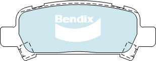 Brake Disc Pad Set Rear Bendix DB1379 4WD For SUBARU FORESTER IMPREZA LIBERTY