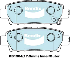Brake Disc Pad Set Front Bendix DB1384 GCT For Toyota Avalon CHASER Corona CRESTA MARK II