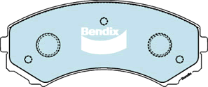 Brake Disc Pad Set Front Bendix DB1385 GCT For FORD ECONOVAN HOLDEN FRONTERA MAZDA E-SERIE
