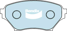 Brake Pads General CT Bendix DB1386GCT for Mazda MX-5 NB Convertible i Turbo 1.8LTP BPT